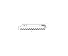 8W LED šviestuvas į magnetinę sistemą ZAMBELIS MAGNETIC, juodas, 2700K, DALI, 2091-27B