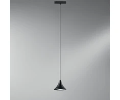 8W LED šviestuvas, montuojamas į DAVINCI sistemą, juodas, 3000K