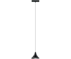 8W LED šviestuvas, montuojamas į DAVINCI sistemą, juodas, 3000K
