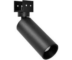 8W LED šviestuvas, montuojamas į NOVO bėgelį, juodas, 48V, 3000K, IP65, 4331600