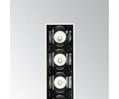 8W LED užglaistomas šviestuvas LIKA, juodas, 4000K, 369747