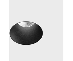8W LED užglaistomas šviestuvas NANO R TRIMLESS, juodas, 3000K, 50°, IP44