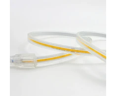 8W/m LED COB juosta, 24V, 320LEDs/m, 3000K, IP65, 5m ritė, LS38