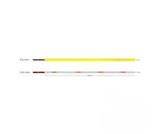 8W/m LED NEON juosta, 24V, 238LEDs/m, 2700K, IP67, 5m ritė, LS59