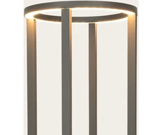 9,2W LED pastatomas lauko šviestuvas, tamsiai pilkas, 3000K, IP65, E444