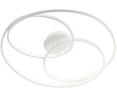 92W LED paviršinis lubinis šviestuvas CENTRIX, baltas, 3000K