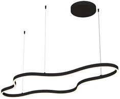 95W LED pakabinamas šviestuvas, juodas, 3000K, dimeriuojamas, 25415