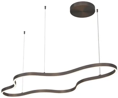 95W LED pakabinamas šviestuvas, rudas, 3000K, dimeriuojamas, 25416