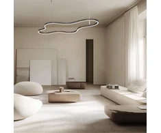 95W LED pakabinamas šviestuvas, rudas, 3000K, dimeriuojamas, 25416