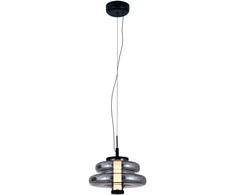 9,5W LED pakabinamas šviestuvas SIRA, pilkos/dūmų sp., 2700K, C4013090FU