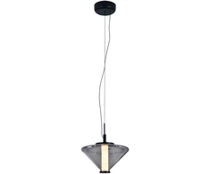 9,5W LED pakabinamas šviestuvas YARA, pilkos/dūmų sp., 2700K, C4012090FU