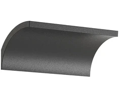 9,5W LED sieninis šviestuvas VELAS, matinės juodos sp., 2700K, 01-4253