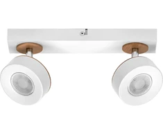 Lubinis šviestuvas 9,6W LED paviršinis šviestuvas SPOT PLUTO, baltas, 3000K
