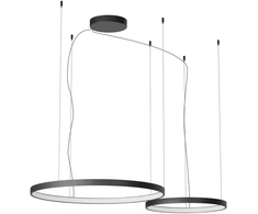 98W LED pakabinamas šviestuvas ORION, juodas, 2700/3000/4000K, dimeriuojamas, 01-3881