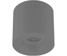 Lubinis šviestuvas 9,8W paviršinis šviestuvas BERYL SURFACE NEW LED O-1, pilkas (RAL7004), 3000K