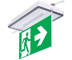 9W avarinis/evakuacinis šviestuvas VELLA SOH 250 M 3H AT IP65, baltas