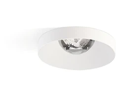 9W įleidžiamas šviestuvas PUCK RECESSED, baltas, 3000K, 45°, dimeriuojamas, su maitinimo šaltiniu
