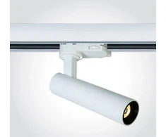 9W LED akcentinis bėgelio šviestuvas, baltas, 3000K, dimeriuojamas, 65108AT/W/W