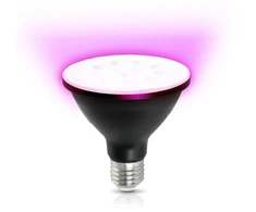 9W LED augalų auginimo lemputė PLANTY, E27, juoda, 1200K