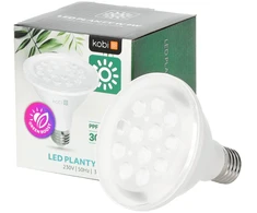 9W LED augalų auginimo lemputė PLANTY, E27, balta, 1200K