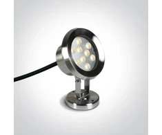 9W LED baseino šviestuvas, nerūdijančio plieno sp., 4000K, IP68, 69064C/C