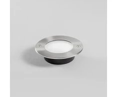 9W LED įleidžiamas į grindinį šviestuvas DECK, sidabro sp., 4000K, IP67