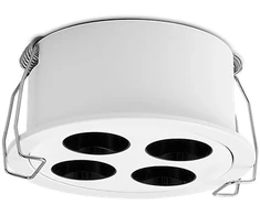 9W LED įleidžiamas šviestuvas INVISIBLE, baltas, 3000K, dimeriuojamas, E3980201BDT