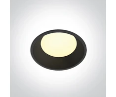 9W LED įleidžiamas šviestuvas, juodas, 3000/4000/5000K, IP65, 10109FD/B/V