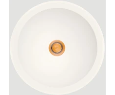 9W LED įleidžiamas šviestuvas, matinės baltos sp., 3000K, IP54, S350