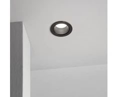 9W LED įleidžiamas šviestuvas QUARK, juodas, 3000K, 322889