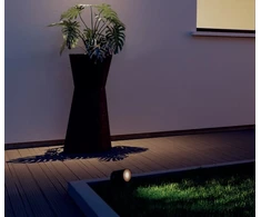 9W LED įsmeigiamas šviestuvas - prožektorius XROCK, tamsiai pilkas, 2700K, 38°, dimeriuojamas, RK03UWW DG