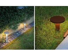 9W LED lauko šviestuvas STIK 200, juodas, 3000K