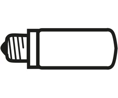 9W LED lemputė, E14, T28, 3000K, dimeriuojama