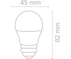 9W LED lemputė, E27, 3000K, ACB62434