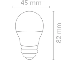 9W LED lemputė, E27, 4000K, ACB62435