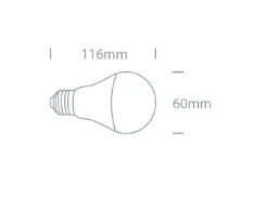 9W LED lemputė TUYA/SMART LIFE, E27, 2700-6500K/RGB, dimeriuojama, 9G09T