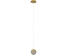 9W LED pakabinamas šviestuvas, aukso sp., 3000K, 25323