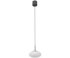 9W LED pakabinamas šviestuvas ETHOS, juodos/baltos sp., 2700/3000K, dimeriuojamas, 01-4676