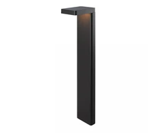 9W LED pastatomas lauko šviestuvas, juodas, 2700K, E297-27