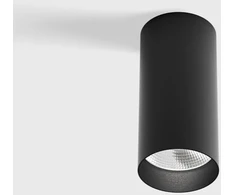 Lubinis šviestuvas 9W LED paviršinis šviestuvas TUB M S 110, juodas, 3000K, 35°
