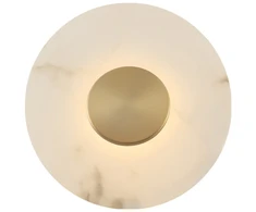 9W LED sieninis šviestuvas ALLISON, aukso/baltos sp., 3000K, 4337800