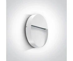 9W LED sieninis šviestuvas, baltas, 3000K, 67360/W/W