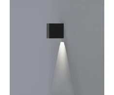 9W LED sieninis šviestuvas HAMAL, antracito sp., 3000K, IP65, A2081000GR