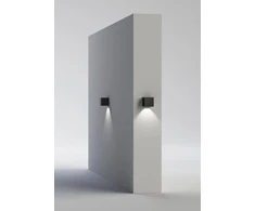 9W LED sieninis šviestuvas HAMAL, antracito sp., 3000K, IP65, A2081000GR
