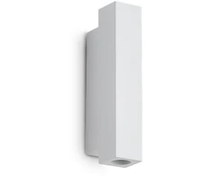 9W LED sieninis šviestuvas LOOK, baltas, 3000K, šviečia į viršų ir į apačią, 370699