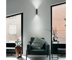 9W LED sieninis šviestuvas LOOK, baltas, 3000K, šviečia į viršų ir į apačią, 370699