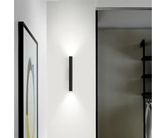 9W LED sieninis šviestuvas LOOK, žalvario sp., 3000K, šviečia į viršų ir į apačią, 353340