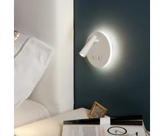 9W LED sieninis šviestuvas PANAU, baltas, 3000K, A3660001B