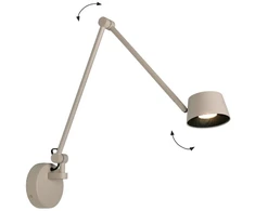 9W LED sieninis šviestuvas SAVINA, smėlio sp., 3000K, dimeriuojamas, 4329601