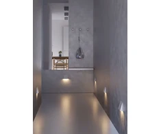 9W LED sieninis šviestuvas STEALTH, matinės baltos sp., 3000/4000K, dimeriuojamas, 01-3222